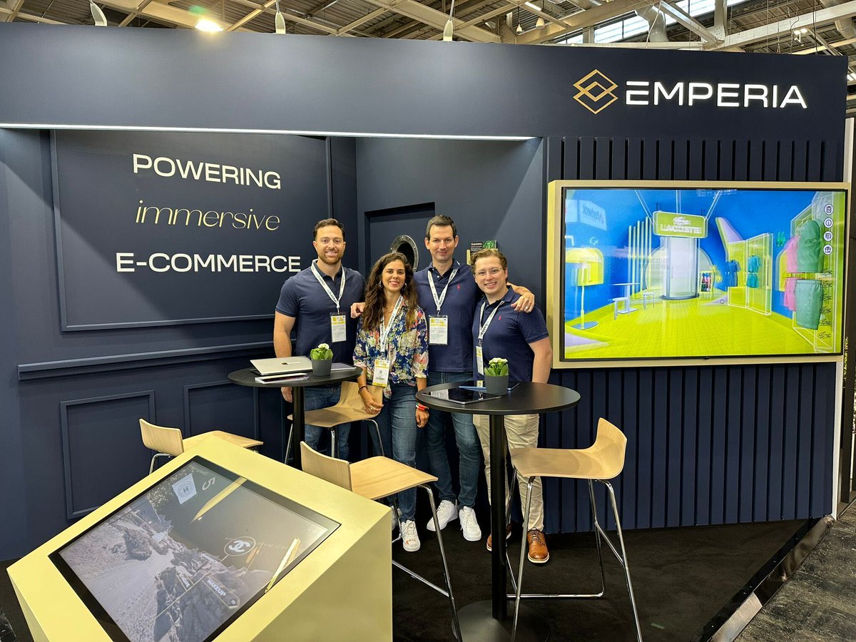 emperiavr's tweet image. We're here at @PRWOfficial!🇫🇷💫 

Come join our workshop TODAY, “Immersive Online Commerce: Crafting Engaging Customer Journeys” from 12:00pm to 1:00pm at Workshop Room 7 🇫🇷

Incase you can't make it, visit our team at booth D46📍

#ParisRetailWeek #Events #VirtualStores #PRW23