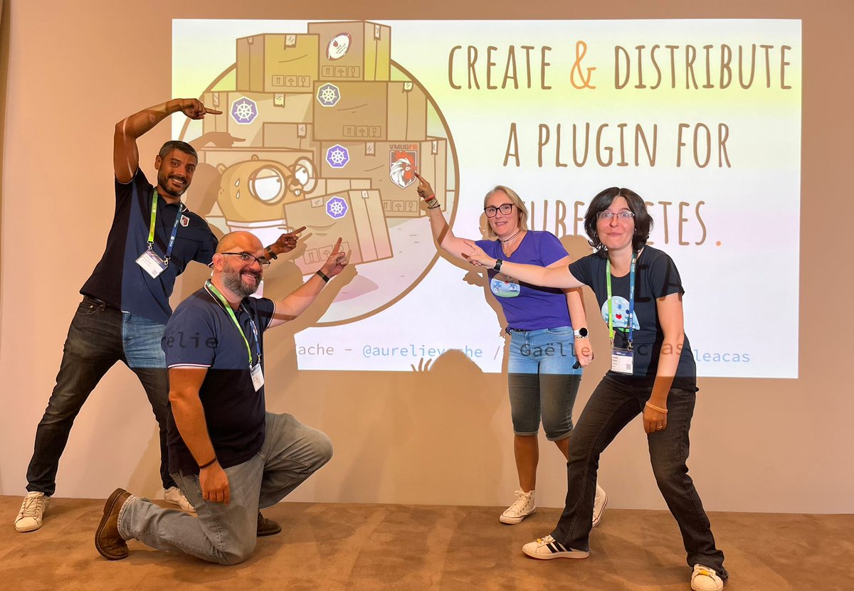 VMUGFR's tweet image. 🚀 Dive in avec @aurelievache & @Gaelleacas✨
Imaginez pouvoir pimper votre orchestrateur et partager vos bijoux avec Krew ?
🧙♂️Une aventure Kubernetes tellement épique qu'elle mériterait son propre film. 🎬
À consommer sans modération ! 🍿
#KubernetesMagic #PluginParty #krew