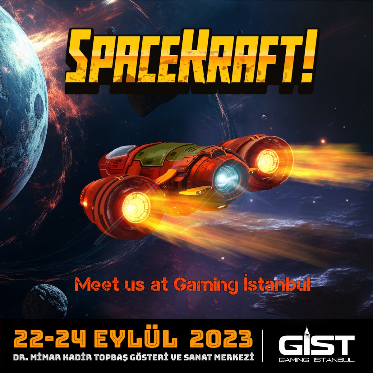 gamedev_garage's tweet image. We'll be at @GamingIstanbul at 22-24 September 😎🤘
Come visit us 🚀
#gamingistanbul #gist #IndieGameDev #spacegame