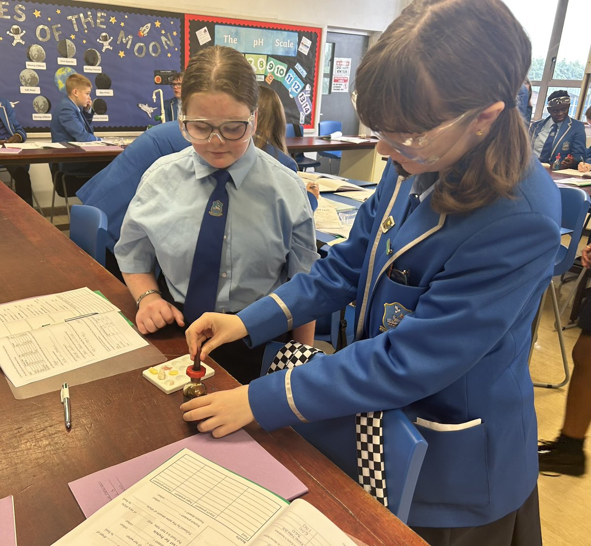 SJBC Science dept tweet media