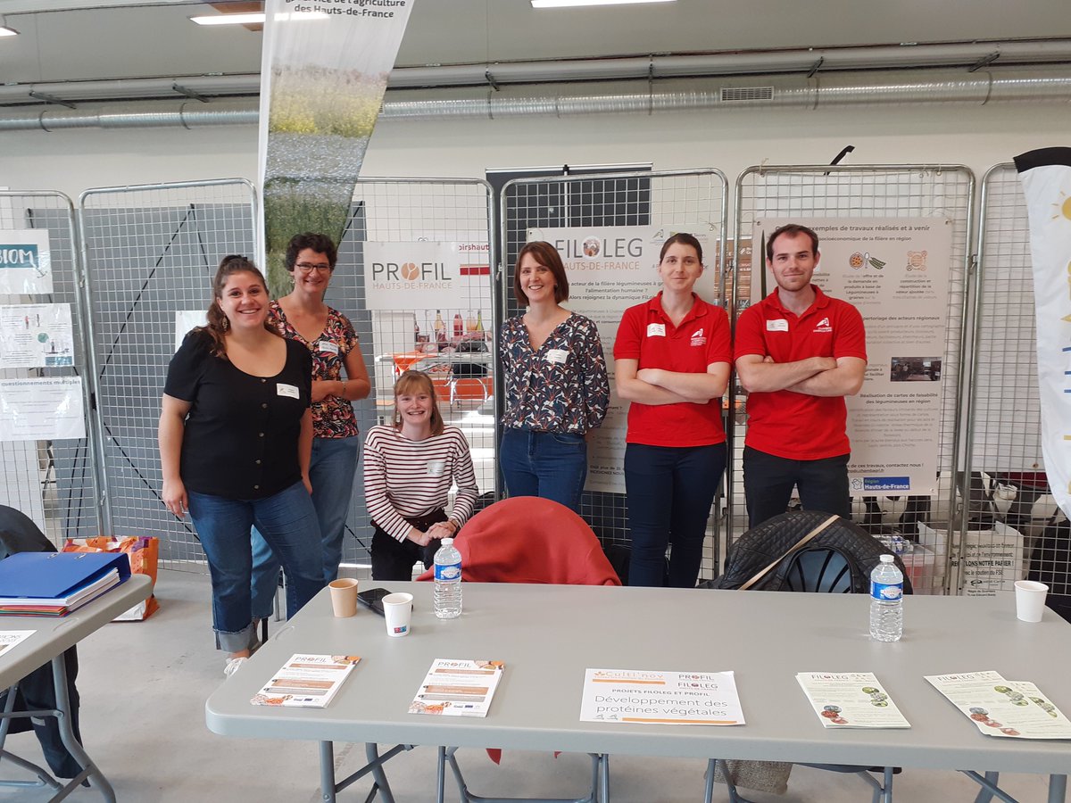Les partenaires des programmes #PROFIL et #FILOLEG vous attendent au salon Culti'nov à Noyon ce jour. Venez nous rencontrer pour échanger sur le développement des filières #Protéines végétales. Avec le soutien de fonds européens <a href="/hautsdefrance/">Région Hauts-de-France</a>. extractis.com/profil
