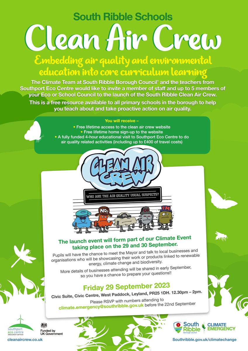 Looking forward to the launch of our project in <a href="/southribblebc/">South Ribble Borough Council</a> next wk! Schools invited on the 29th and parents on the 30th! @BroadOakPrimary <a href="/Cuerden_CS/">Cuerden Church School</a> <a href="/FaringtonSchool/">Farington School</a> <a href="/HooleStMichael/">Hoole St Michael</a>
<a href="/HowickSchool/">Howick Primary School</a> <a href="/Kingsfoldschool/">Kingsfold Primary</a> <a href="/littlehoolesch/">Little Hoole Sch</a>
<a href="/longtonprimary/">longton primary</a> <a href="/WhitefieldPri/">Whitefield Primary</a> <a href="/NLASprimarySch/">New Longton All Saints' Church of England Primary</a>