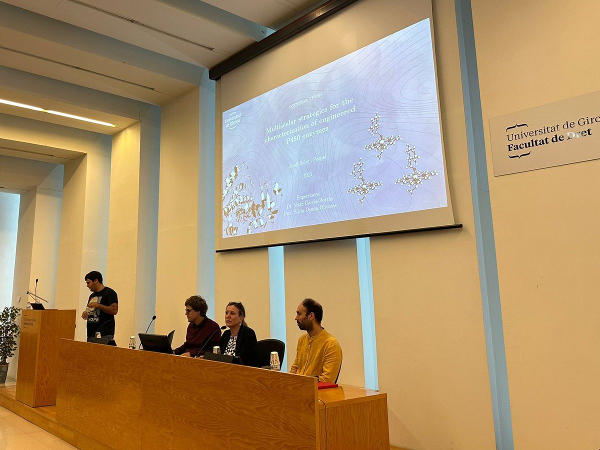 Attending the defense of the PhD thesis by Jordi Soler
supervised by <a href="/silviaosu/">Silvia Osuna</a> and <a href="/MarcGBQ/">Marc Garcia-Borràs</a> 

<a href="/udgdoctorat/">Escola de Doctorat de la UdG</a> <a href="/UdGRecerca/">UdG Recerca</a> <a href="/gentudg/">Gent UdG</a> <a href="/TCBioSys/">TCBioSys</a>