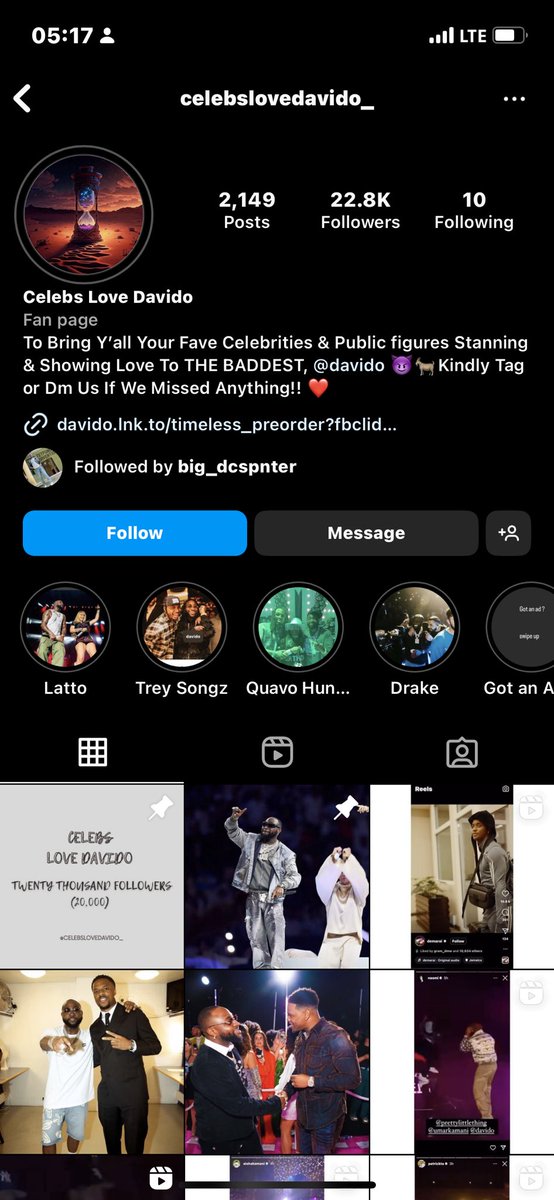 Fan base,Stat page,Fan page. Big wiz started it all,his legacy is undisputed. 
Even the “Celeblove…” page that everyone is opening now,Wiz started it. 
   Btw,na dem zlatan full under this Obiyo page😂😂🤣