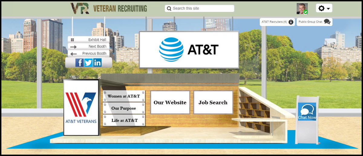 We are hosting a virtual career fair for AT&amp;T on Sept 21, 2-4 EST. This event is for veterans with more than 1500 jobs available. veteranrecruiting.com