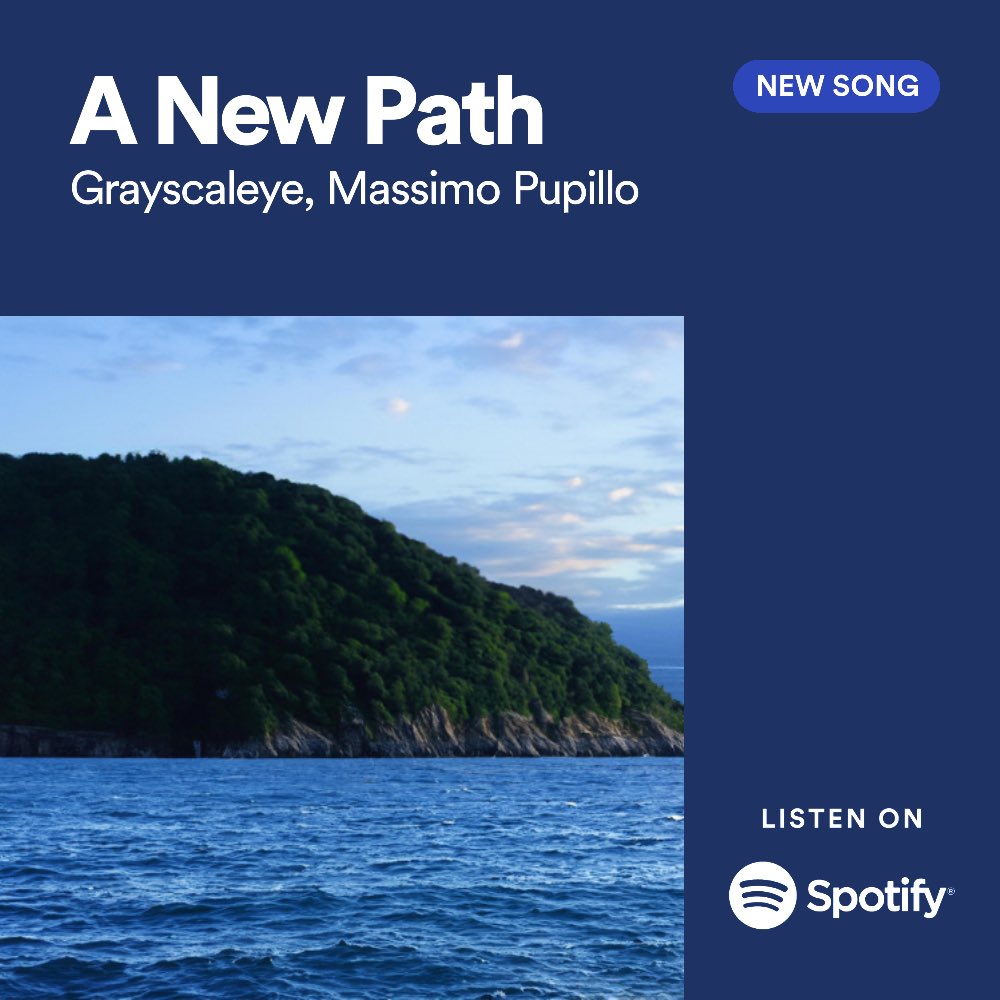 grayscaleye's tweet photo. My latest single, 'A NEW PATH (feat. Massimo Pupillo),' is now out on all digital platforms.

LISTEN NOW https://t.co/AnnLHgtll3 https://t.co/jZTE9eCtsi