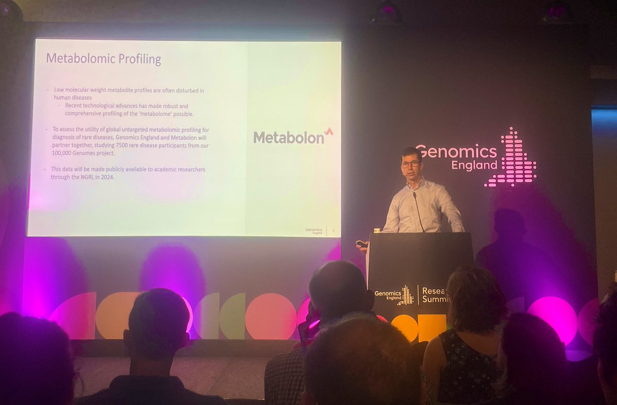 Tim Delany (@t_delany) on Twitter photo Delighted to be in London today to hear Matt Brown announce our (<a href="/Metabolon/">Metabolon, Inc.</a>)’s collaboration with <a href="/GenomicsEngland/">Genomics England</a> to better understand rare diseases.
Excited to get this research underway!
#GERS2023 Delighted to be in London today to hear Matt Brown announce our (<a href="/Metabolon/">Metabolon, Inc.</a>)’s collaboration with <a href="/GenomicsEngland/">Genomics England</a> to better understand rare diseases.
Excited to get this research underway!
#GERS2023