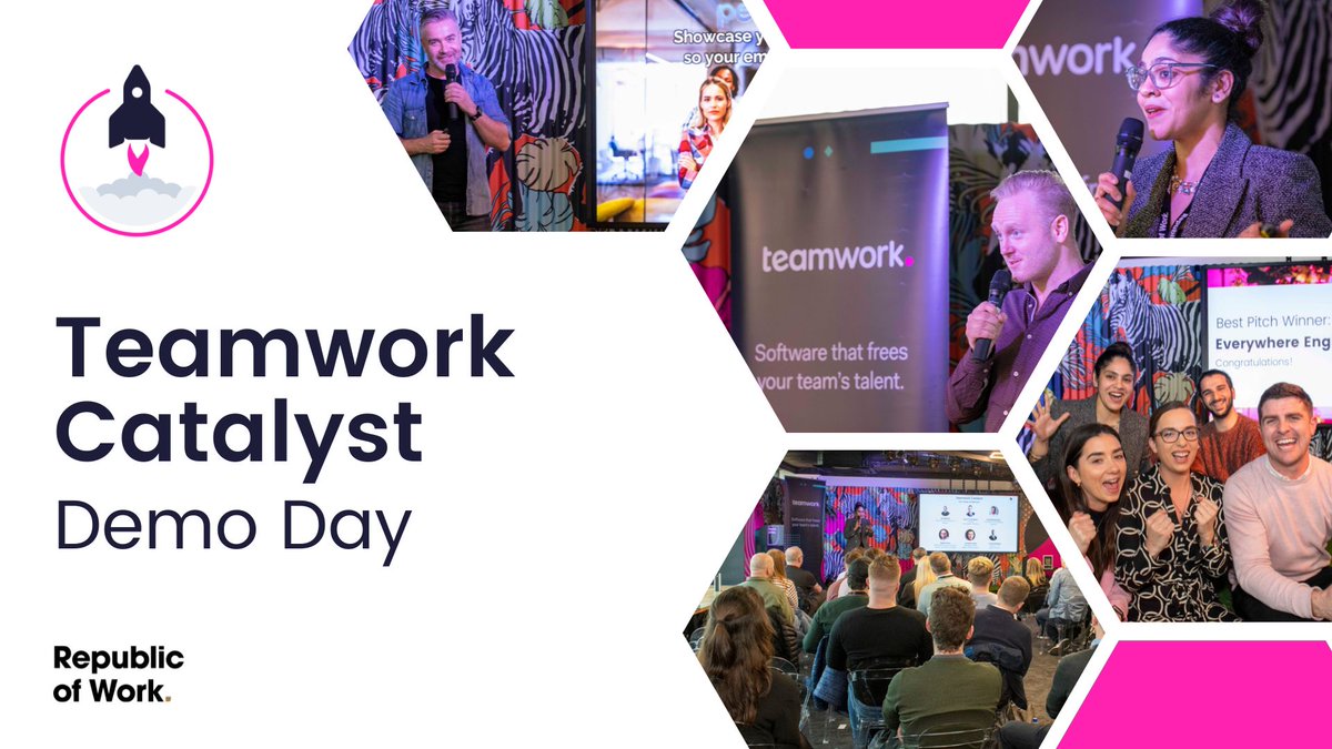 republicofwork's tweet photo. We are thrilled and excited to be showcasing our incredible startups at our Teamwork Catalyst Demo Day on October 5th, 2023. This event will shine a spotlight on founders from some of the most rapidly growing startups in Cork and throughout Ireland.
https://t.co/OyCZOCjQFW https://t.co/L3VTR4MmBv