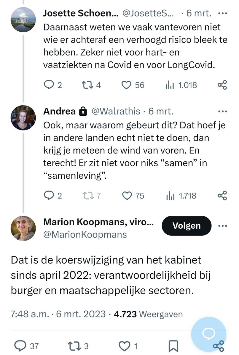 @DoorenspleetR @MarliesKdG @PO_Raad @MinOCW @Wim_Schellekens @mzelst @Schoolinspectie @OudersOnderwijs @lobkevlaming @Lisawesterveld Verantwoordelijkheid (en aansprakelijkheid achteraf?) om besmetting te voorkomen ligt blijkbaar sinds april 2022 bij burgers én maatschappelijke sectoren, zoals scholen.