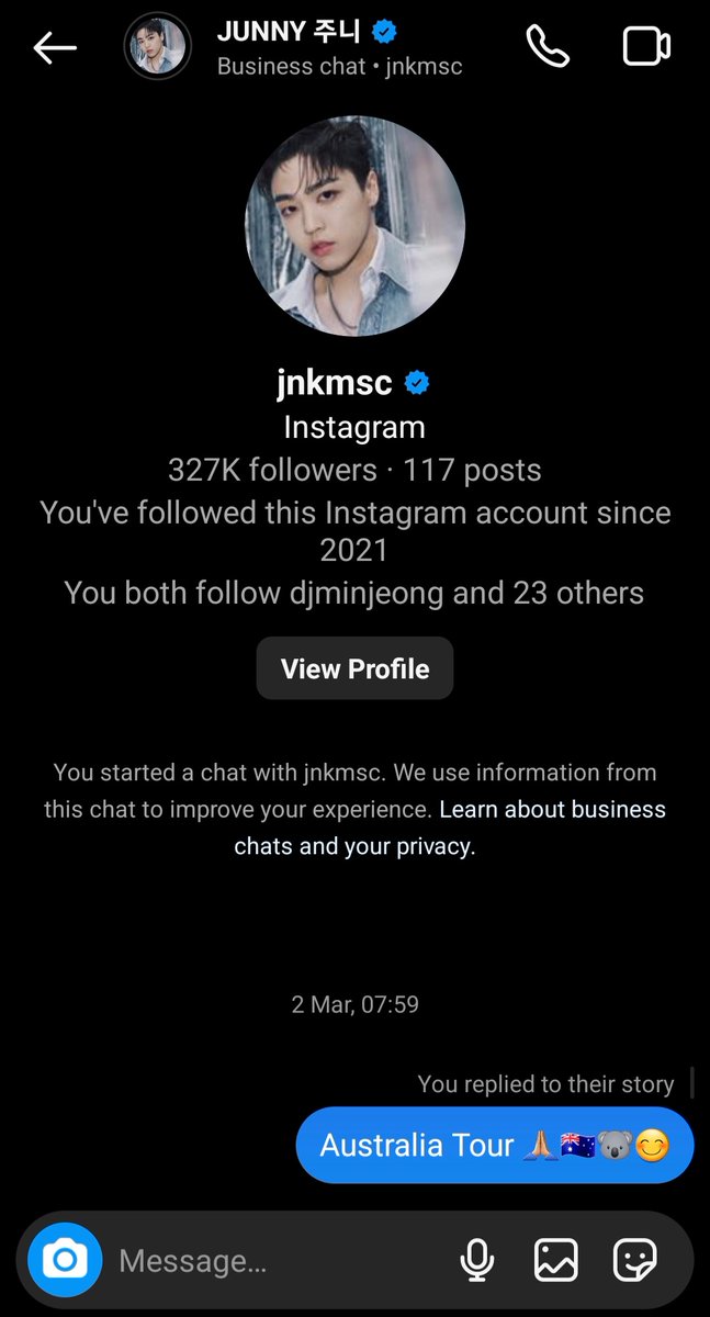 RobynRothwell's tweet photo. Wishes that come true...
Me replying to @_jnkmsc_ story, hoping for an Australian Tour. Three months later Junny announces he's touring Australia. Just over 5 weeks later, I'm meeting one of my favourite artists and seeing him perform live. My heart is full. #JUNNY #BLANCTOUR https://t.co/4MU7evqGzY