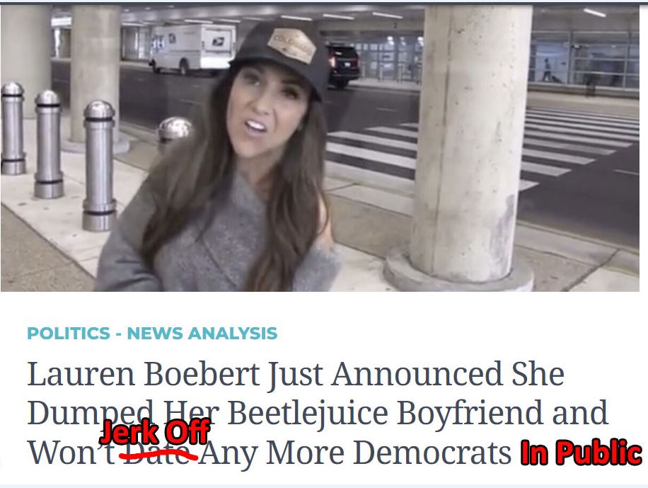 ChristiansRBad's tweet photo. @Bodtma @RepBoebert Jerking off one democrat at a time.

#BukkakeBoebert https://t.co/jQF36rQDlU