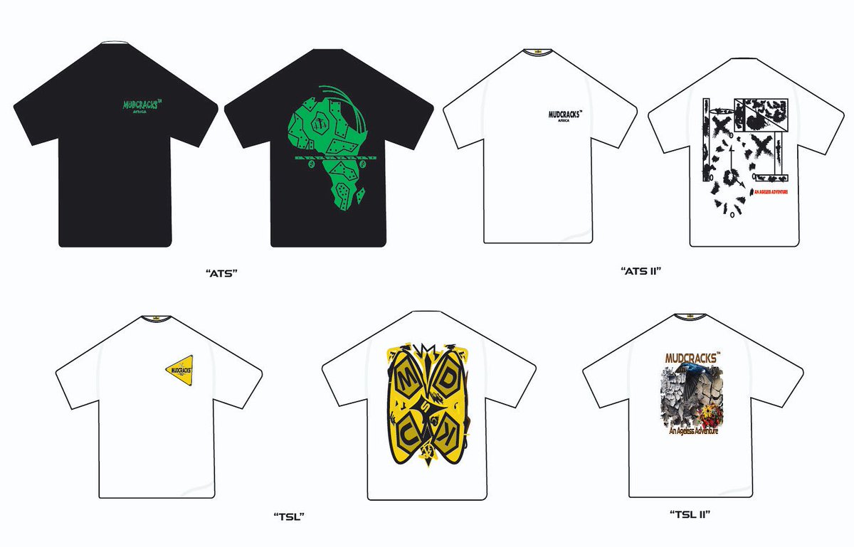 teddykyeipoku's tweet photo. “Across The Surface I & II” and “Tessellation I & II” All Available @mudcracks_ 📈📈
#streetwear #fashion #mudcracks #ats #tsl #gh #africa https://t.co/zHjqLPVMza