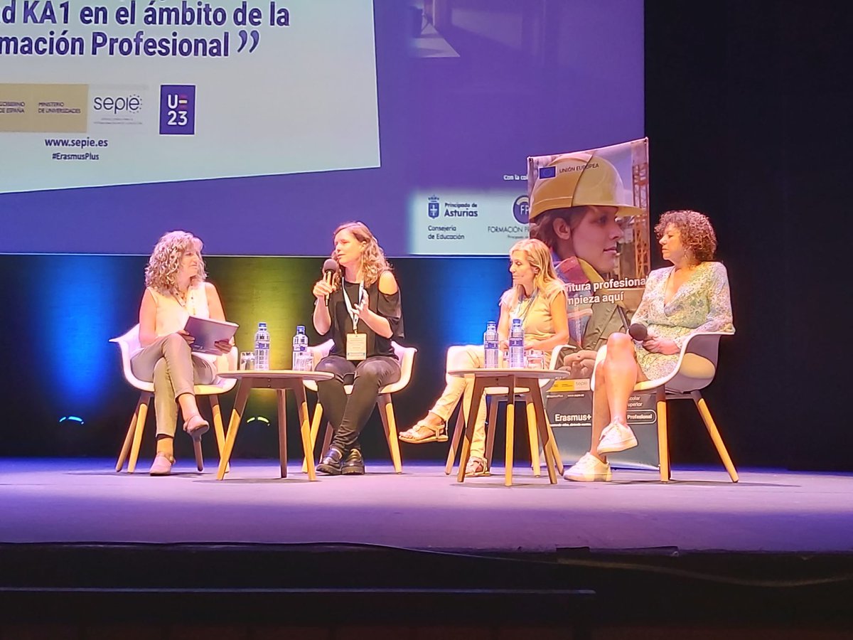sepiegob's tweet photo. La diversidad de proyectos de movilidad KA1 en el ámbito de la Formación Profesional. 

🔹Cristina Liñero Azcárate, @lalaboralcifp.

🔹 Carmen Herrero Pardo, @AjuntAlzira.

🔹 Blanca Samper Juárez, @cmarcosredondo. https://t.co/3qsVcbi8VK
