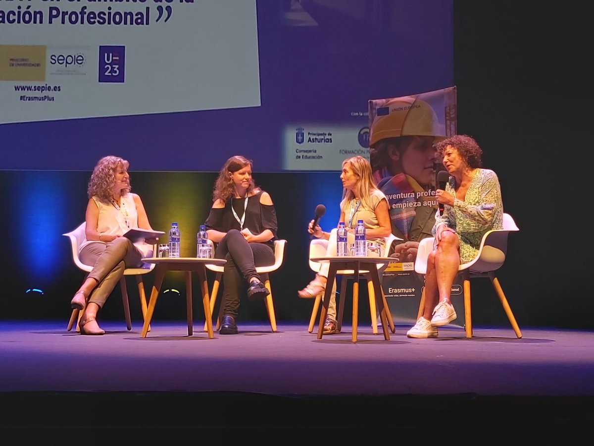 La diversidad de proyectos de movilidad KA1 en el ámbito de la Formación Profesional. 

🔹Cristina Liñero Azcárate, <a href="/lalaboralcifp/">CIFP La Laboral</a>.

🔹 Carmen Herrero Pardo, <a href="/AjuntAlzira/">Ajuntament Alzira</a>.

🔹 Blanca Samper Juárez, <a href="/cmarcosredondo/">Conservatorio Profesional de Música Marcos Redondo</a>.