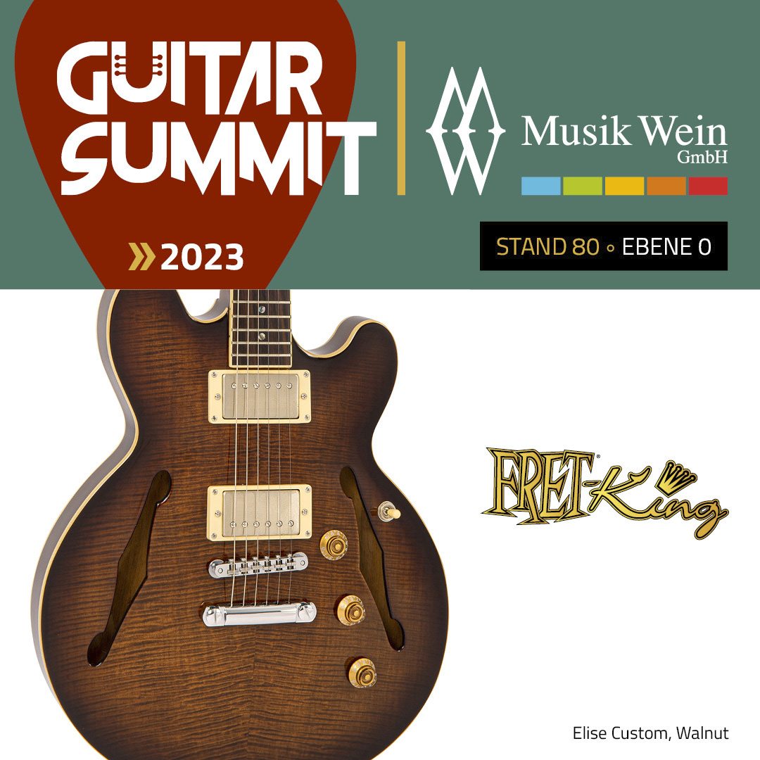 Why Your Next Guitar Is A Fret-King.

Check out the 2023 Collection of Fret-King  guitars at Guitar Summit 2023 ⚡️ Musik Wein Booth 80, level 0. guitarsummit.de