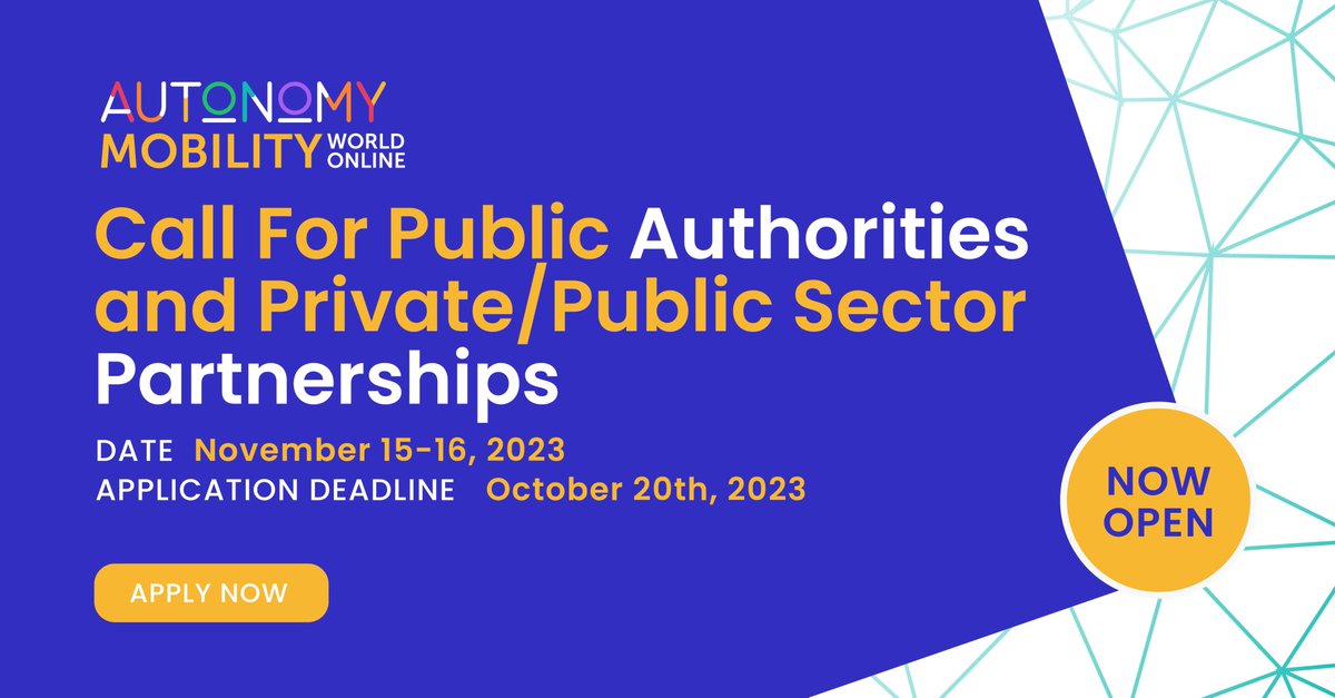 📢 #SPEAKERSEARCH 📢 Join our 'Call for Public Authorities and Decision-Makers'! 📅 Save the Date: November 15-16, 2023. Application closing on Oct 20th, 2023 ------> 🎤 APPLY HERE: bit.ly/46iJjWf