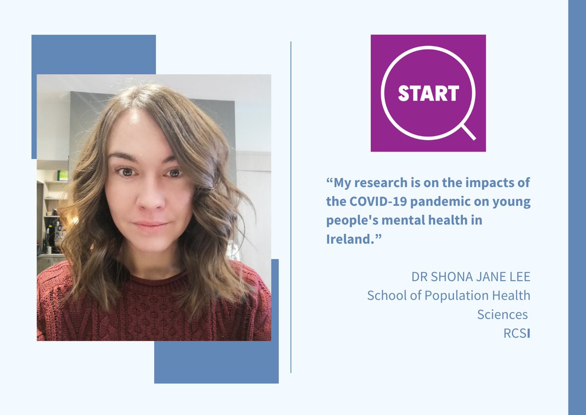 Meet the Researcher! Dr <a href="/shonajanelee/">Dr Shona Jane Lee</a> from <a href="/teenpath_RCSI/">Teenpath Covid</a> <a href="/RCSI_PopHealth/">RCSI School of Population Health</a> thinks #researchMATTERS because it can align policy with the needs of vulnerable people, and help close the gap on health inequalities. #EuropeanResearchersNight #STARTatERN

🔗start-ern.org