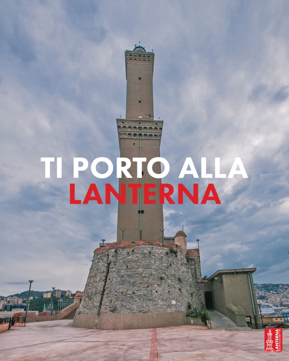 🌟 Scopri la Lanterna di Genova, l'iconico monumento della città! 🌟

#TiPortoAllaLanterna, domenica 24 settembre 2023!

📢 L'evento richiede la prenotazione sul sito di @gogenovatours : gogenova.com/it/ti-porto-al…

#LanternaDiGenova #TiportoallaLanterna #VisitaGuidata #Genova