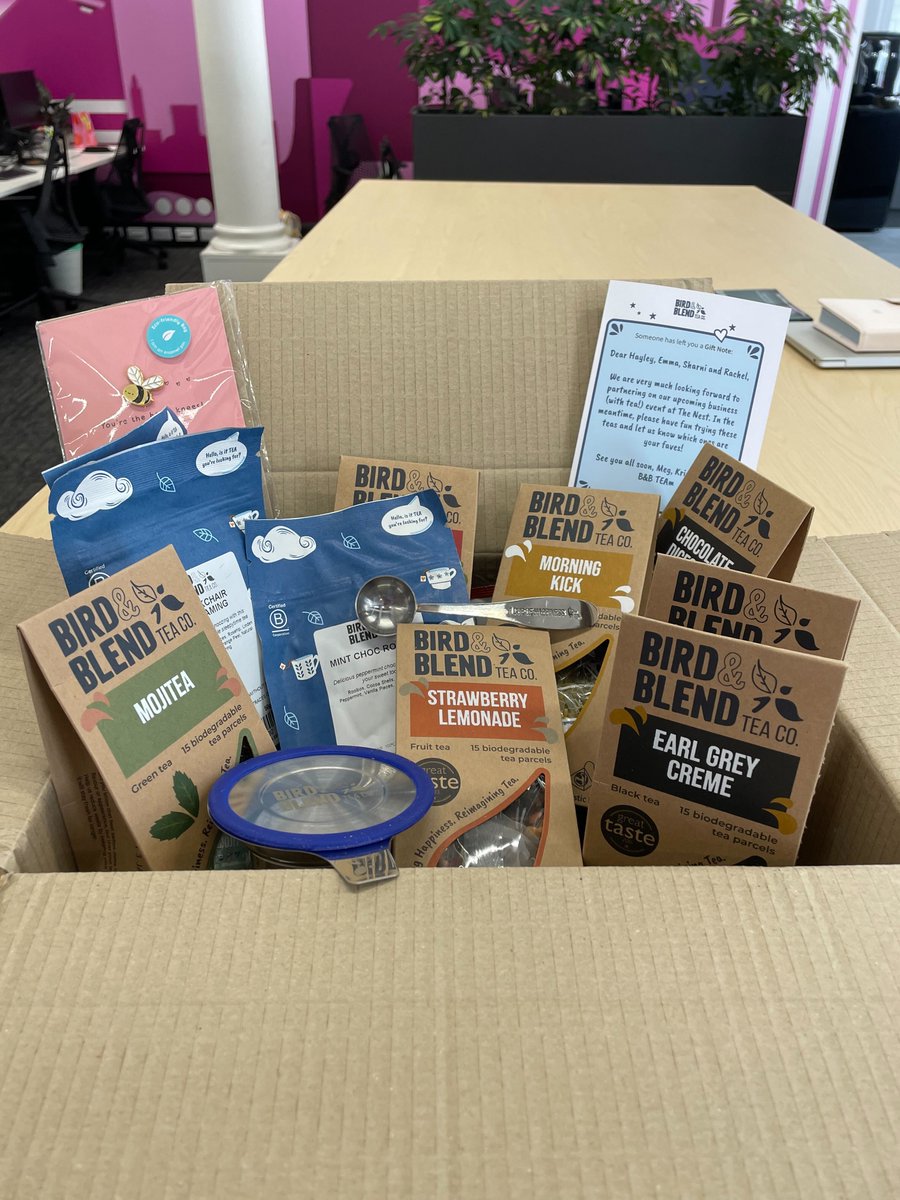 What a great way to start the day. Thank you, <a href="/BirdandBlendTea/">Bird & Blend Tea Co.</a>