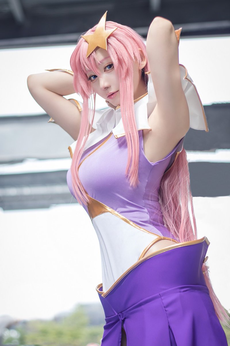 uniuniiii1017's tweet photo. 【機動戦士ガンダム SEED DESTINY】
　　　　ミーア・キャンベル

Photo by @a_d_3rd 

#アコスタ福岡PayPayドーム
#むらさきうに　
#Cosplay https://t.co/HSzEp20Dqm