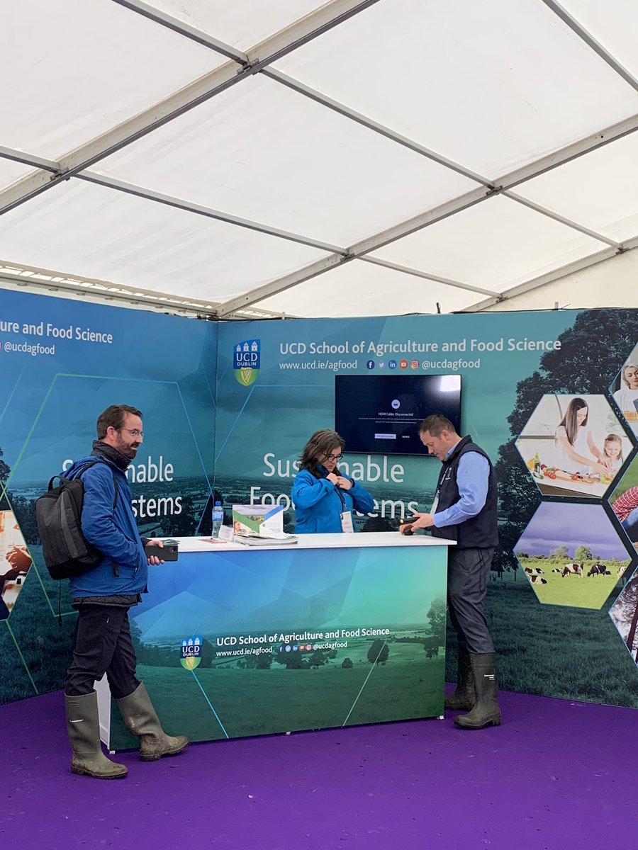 brookeshelen's tweet photo. Made it to #Ploughing23 (just) weathers abit biblical but grateful to @ucdagfood for hosting me on their stand this morning https://t.co/tHeUEjCoHG
