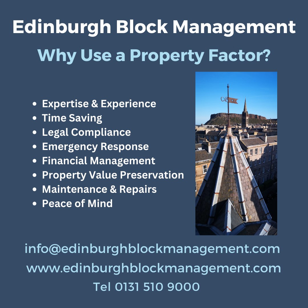 EBMfactor's tweet photo. Lets look at the reasons why you should use a property factor: https://t.co/XZ1r6jXsmR
#propertyfactor #propertymanager #propertymanagement #propertyinvestment #blockmanagmenet #blockmaintenance #staircleaning #stairlighting #roofmaintenance  #edinburghfactor #tenements https://t.co/GP4TLAZeeR