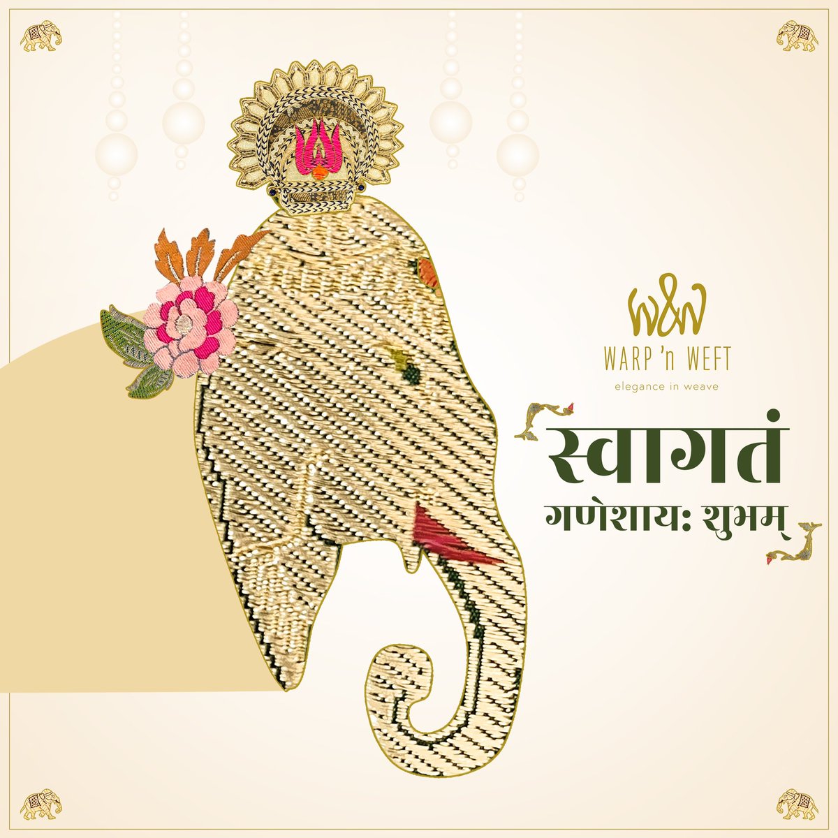 thewarpnweft's tweet photo. एकदन्ताय शुद्घाय सुमुखाय नमो नमः ।
प्रपन्न जनपालाय प्रणतार्ति विनाशिने ॥
।। गणपति बप्पा मोरया।। #GaneshaFestival #GaneshaChaturthi2023 https://t.co/MCwxV1UsoX