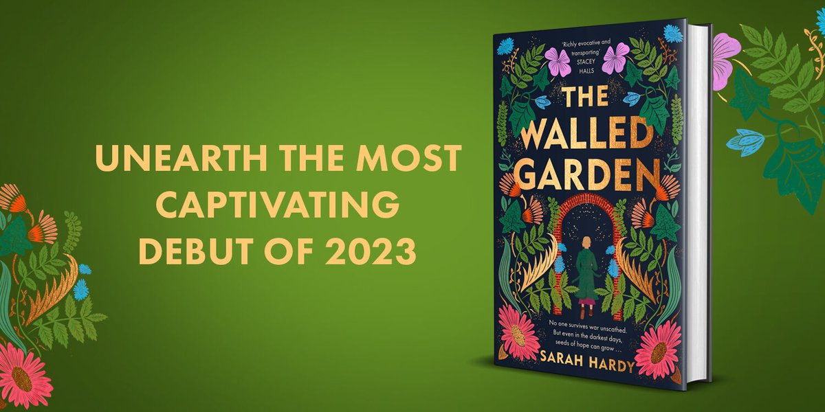 ZaffreBooks's tweet photo. No one survives war unscathed. But even in the darkest days, seeds of hope can grow. 🌷

#TheWalledGarden by Sarah Hardy is out today in hardback, ebook and audiobook.

Unearth the most captivating debut novel of 2023. Now just 99p:
https://t.co/Z8lNH92nq7 https://t.co/C59dzTjaps