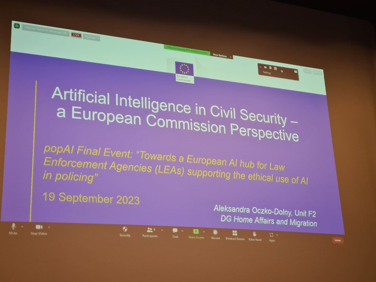 European Institute | Европейски институт (@ei_foundation) on Twitter photo 📢<a href="/CounteRH2020/">CounteR Project</a> & European Institute at <a href="/popaiproject/">@popAIproject</a>'s closing conference 📷 Aleksandra Oczko-Dolny, DG HOME talked about the #AIact developments & the EU Innovation Hub 📷#AI hub supporting ethical AI in #policing 📢<a href="/CounteRH2020/">CounteR Project</a> & European Institute at <a href="/popaiproject/">@popAIproject</a>'s closing conference 📷 Aleksandra Oczko-Dolny, DG HOME talked about the #AIact developments & the EU Innovation Hub 📷#AI hub supporting ethical AI in #policing
