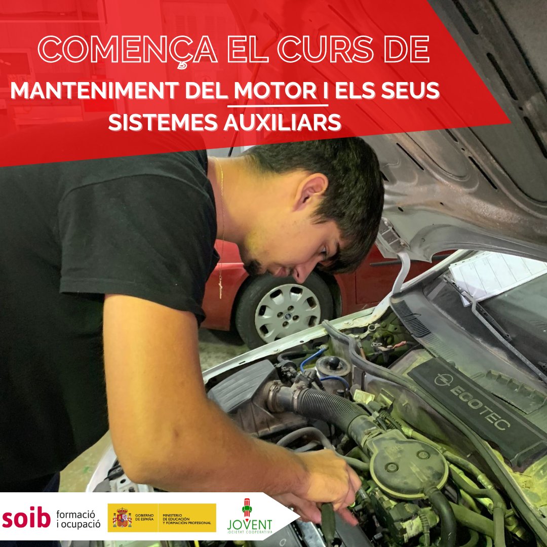 Ha començat el curs de Mecànica 🚗👨‍🔧

-----------------------------------------------------------
#MecànicaAmbJovent #CursDeMecànica #CooperativaJovent #FormacióMecànica
#soib #somsoib #jovent #coopjovent