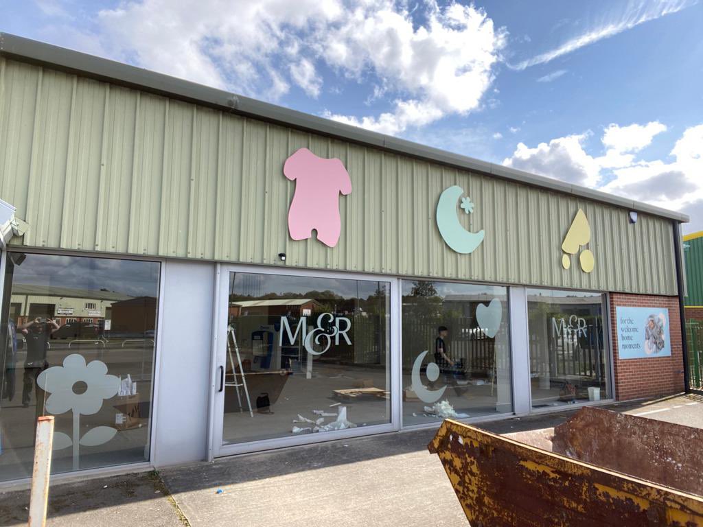 grssignscouk's tweet image. Rebrand and relocation for Millie &amp;amp; Ralph and we were happy to be part of it #signage #rebranding