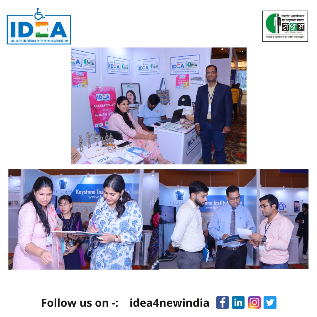 Visit IDEA's stall at #Zeroprojectindiaconference by @indianbusinessdisabilitynetwork and @ZeroProject and get to know more about IDEA's mission to make India Inclusive.