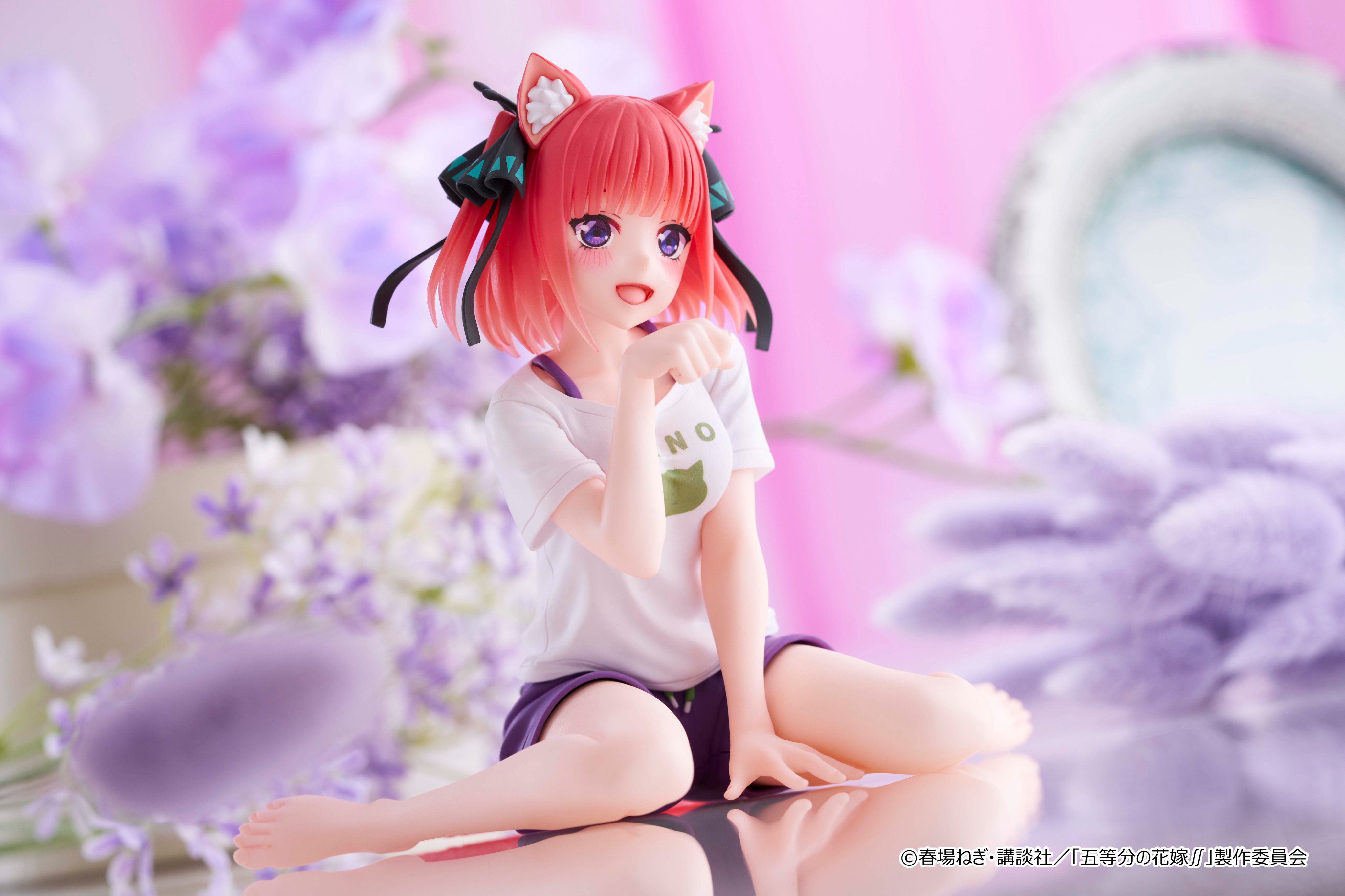 フィギュア五等分の花嫁　Desktop Cute フィギュア　中野二乃　Cat room