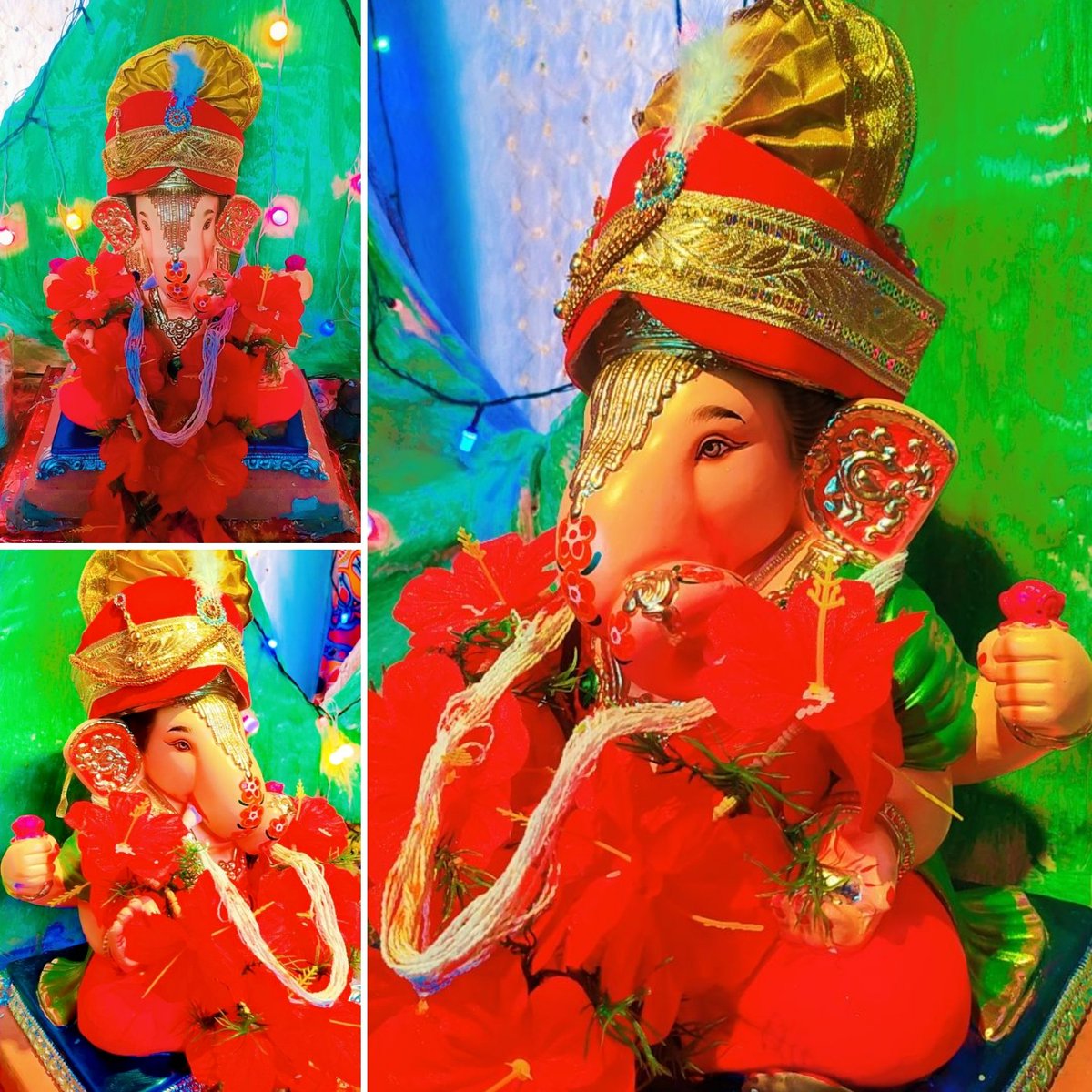 s_harmale20's tweet photo. Almost every festival in Maharastrian calendar has been celebrated in Konkan with wide and extreme level. In that Dashera, Holi, Gupidapwa and Ganpati festival are prime attraction in Konkan region.
#GanpatiBappaMorya✨🚩 
#kokanvibes🔥🤩
#RainyDays😊 https://t.co/qwvT1DqTL3