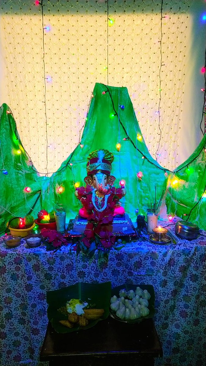 s_harmale20's tweet photo. Almost every festival in Maharastrian calendar has been celebrated in Konkan with wide and extreme level. In that Dashera, Holi, Gupidapwa and Ganpati festival are prime attraction in Konkan region.
#GanpatiBappaMorya✨🚩 
#kokanvibes🔥🤩
#RainyDays😊 https://t.co/qwvT1DqTL3