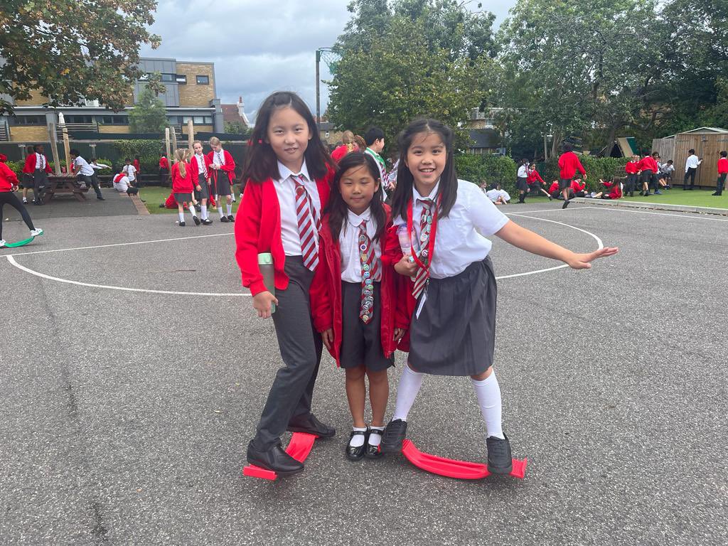 CCJacademy's tweet photo. Our Craze of the Week this week are balance boards - our children are enjoying trying new skills, improving their coordination and playing with their friends. #positiveplaygrounds ⚖️ https://t.co/YI10rJIC3j