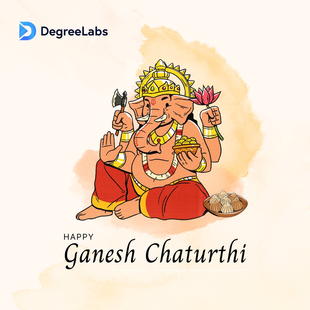 degreelabs's tweet photo. May Lord Ganesha remove all obstacles from your path and fill your life with joy and success.
Happy Ganesh Chaturthi!

#ganeshchaturthi2023 #wishes #degreelabs #FestiveVibes https://t.co/s0007ghgk7
