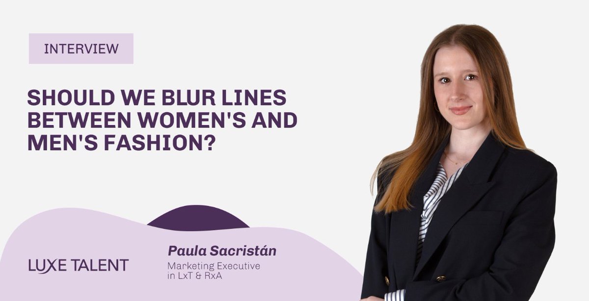 Does the division into men's and women's clothing collections make sense? 🤔
Paula Sacristán, Marketing Executive, analyses in the new #LuxeTalentBlog current brand proposals. What do we see on the runway?
🇬🇧 luxetalent.net/blog-should-we…

#Fashion #LuxeTalent #Gender
