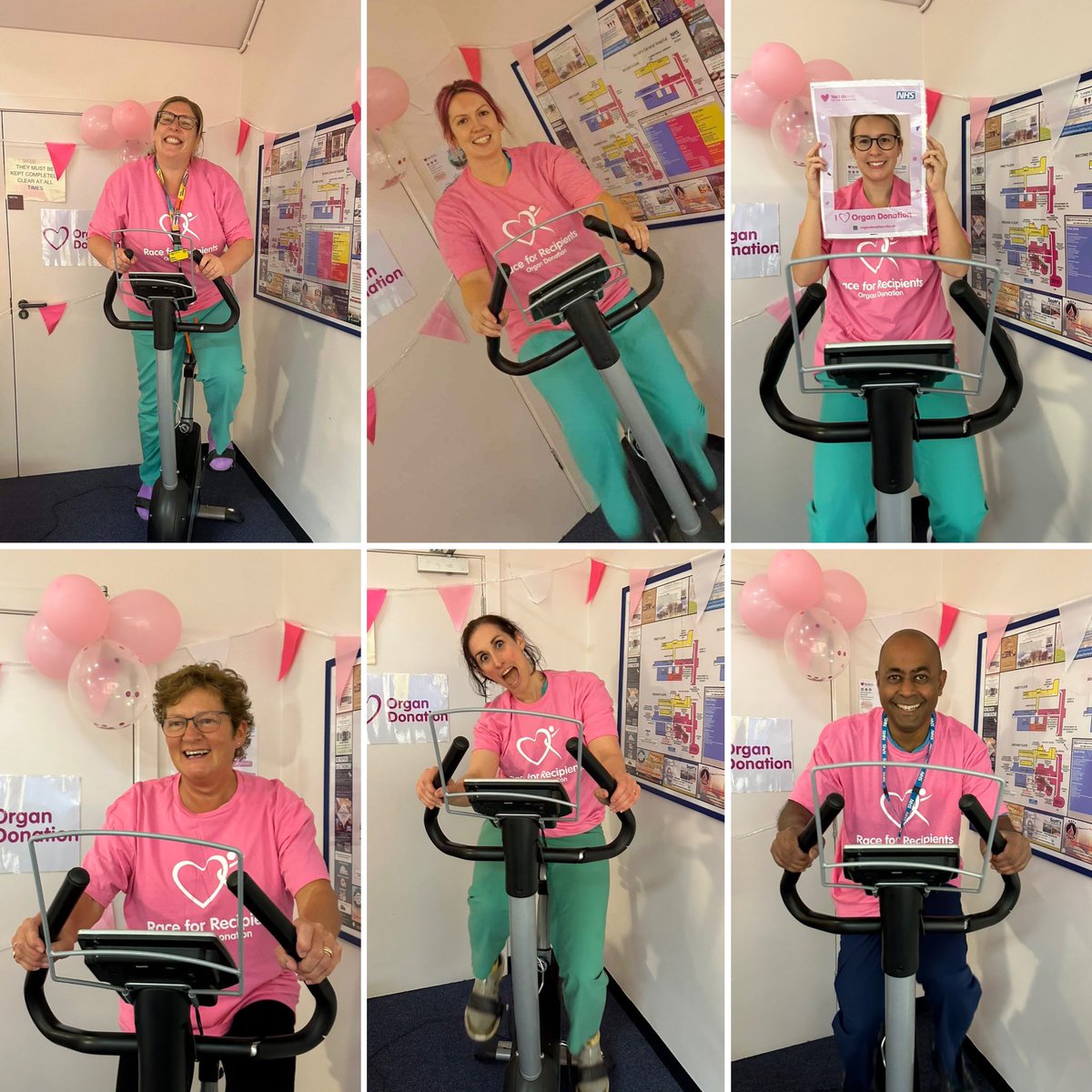 Great start from @NHSBorders staff from across the board helping raise awareness for @scotorgandonor @Scotland_OTDT week 💗
50 k done - come and do a few minutes to support the cause 🧠 🫁 
@arlenemnorton @JennyCrit 
#RaceforRecipients2023 
#OrganDonationWeek