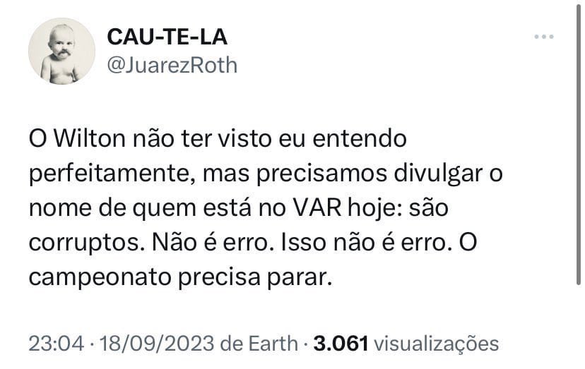 LedioLegal's tweet photo. Quando não é o meu time // Quando é o meu time

Legal https://t.co/uu06Qbigcp