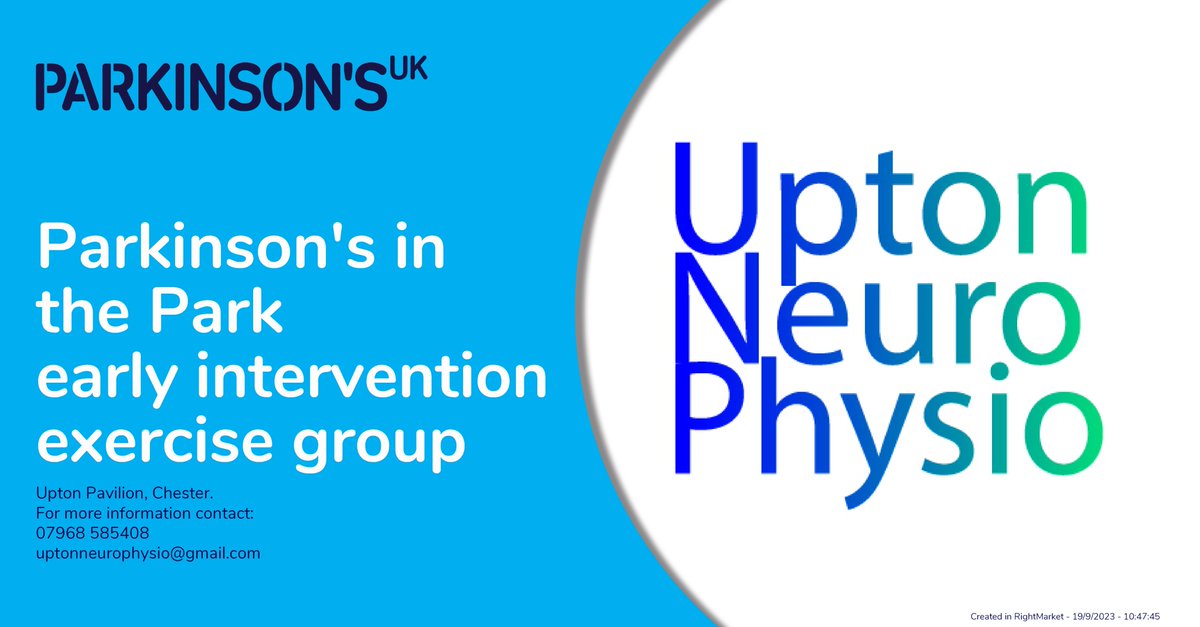 New Parkinson's exercise sessions run by Upton Neuro Physio. Exercises are carefully selected to address Parkinson's challenges and minimise symptom progression. <a href="/chestertweetsuk/">#chestertweets</a> #chesterhour