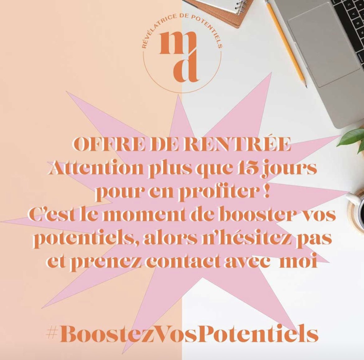 MDrayCoaching's tweet photo. ✏️OFFRE DE RENTRÉE 
Attention plus que quelques jours pour en profiter !
C’est le moment de booster vos potentiels, alors n’hésitez plus et sautez le pas 
📞 07 86 34 57 14
📩contact@micheledraycoaching.fr 
#motivation #mindfulness #inspiration #management #leadership #coaching https://t.co/kFtEhwWQcL