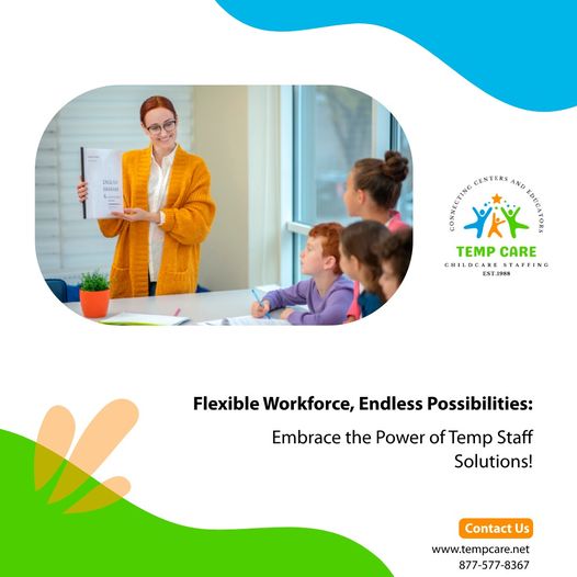 Temporary staffing provides a flexible approach to workforce management, allowing businesses to adapt to changing needs efficiently.

#ChildCare #TeachersofIG #TeacherGram #TeacherLove #TeacherStyle #Teachingstaff #BayArea #TempJobs #Staffing