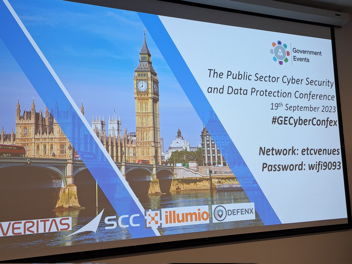 At the Public Sector Cyber Security &amp; Data Protection Conference. Very interesting discussions and presentations. #dataprotection #CyberSecurity #gecyberconfex