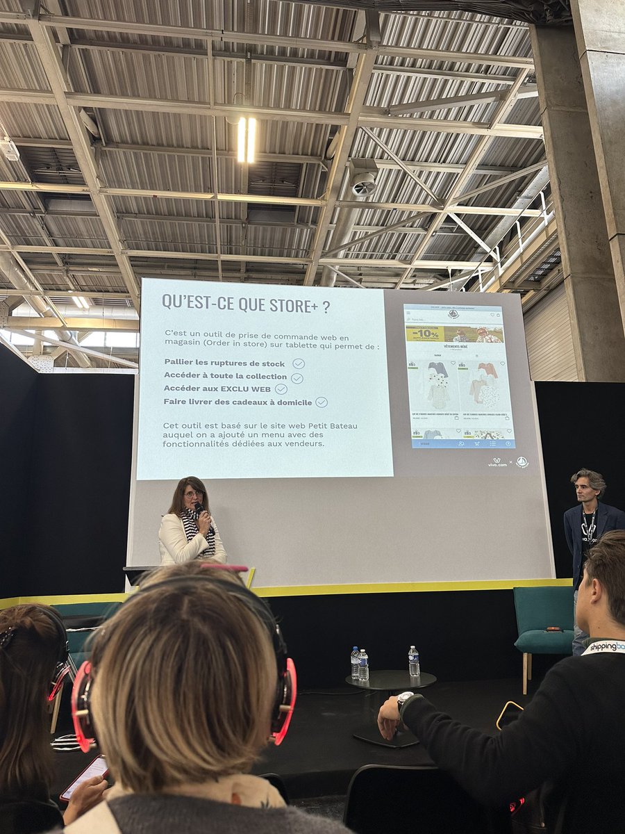 laetitiadea's tweet image. En direct de la troisième conférence de la journée avec l’entreprise Le Petit Bateau qui nous parle de son projet Store+V4. 
#iim #ParisRetailWeek #PRW #LePetitBateau