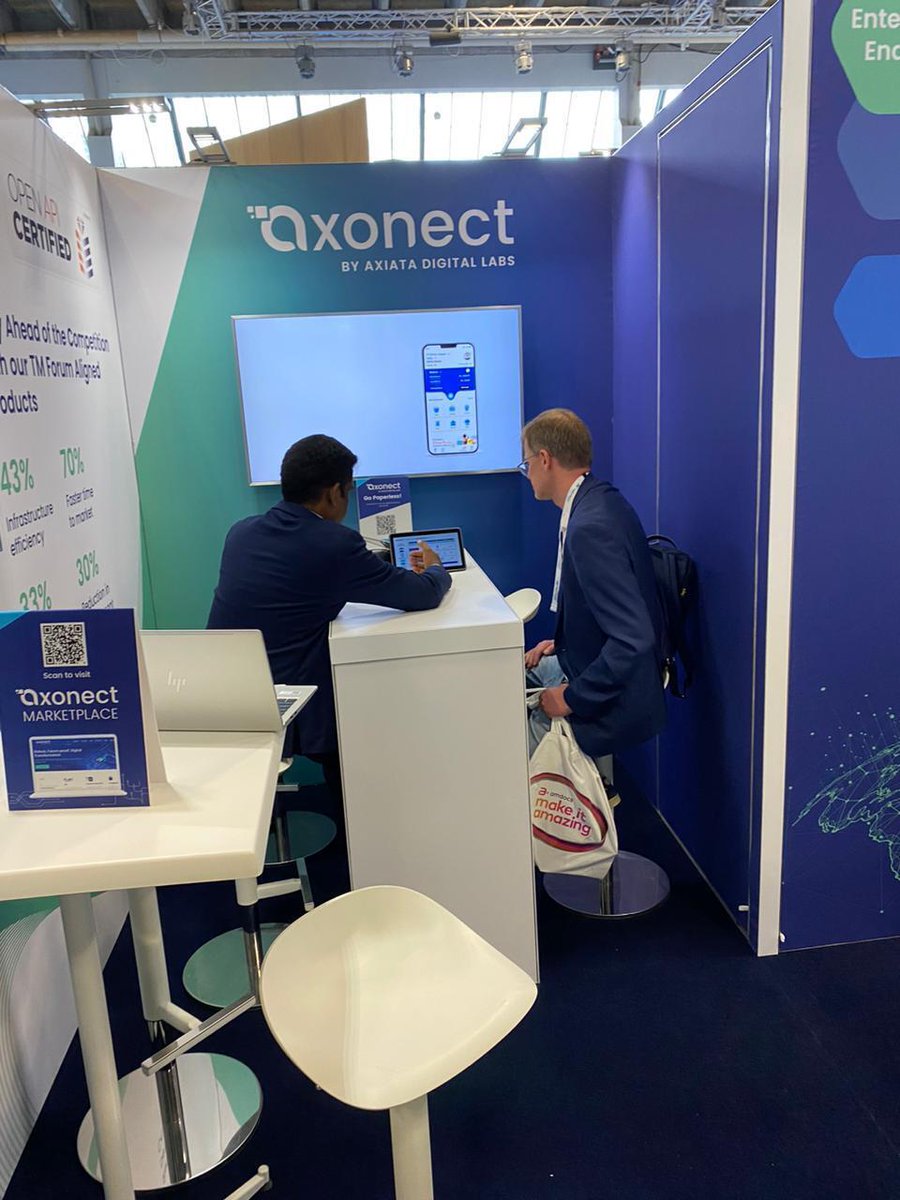 AxonectSuite's tweet image. Captured in action at TM Forum DTW23 - Ignite! Our dedicated team at Booth 212, showcasing the game-changing Axonect Suite. Experience the future of #telcos with us!

Book a meeting with the #team today-axonect.com/dtw-ignite/

#Axonect #ADL #tmforum #dtw23 #ignite