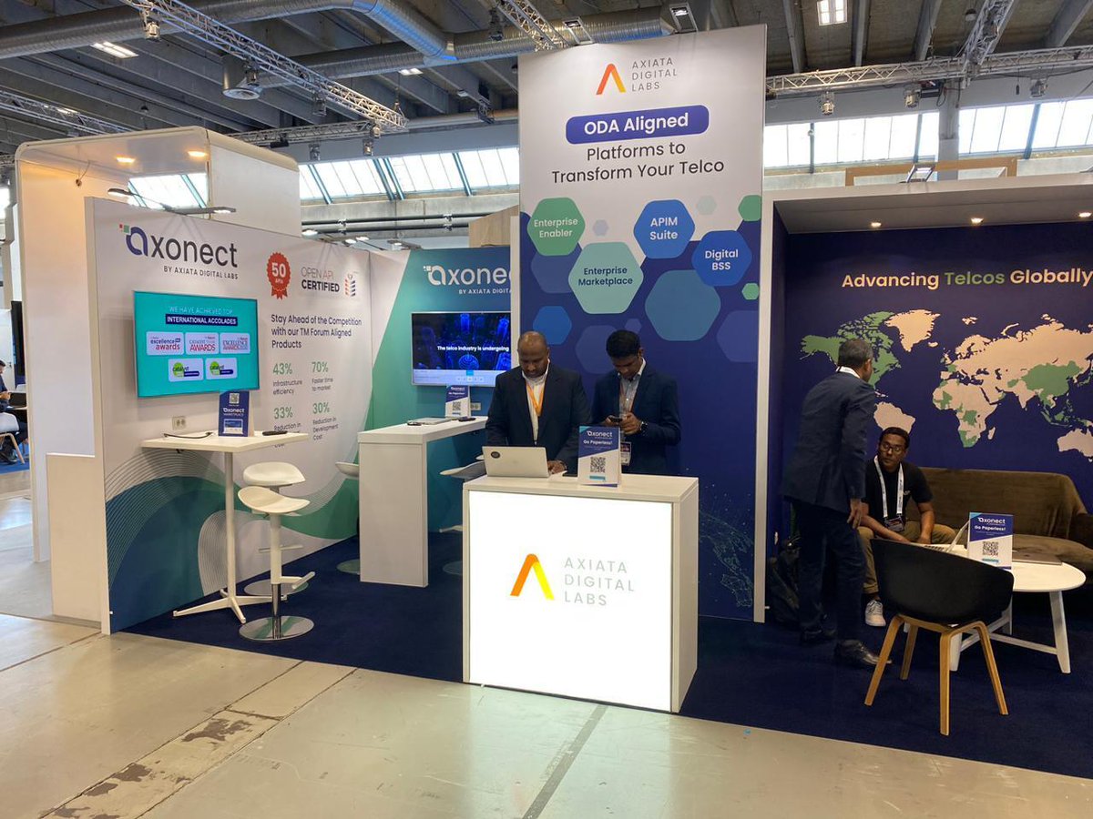 AxonectSuite's tweet image. Captured in action at TM Forum DTW23 - Ignite! Our dedicated team at Booth 212, showcasing the game-changing Axonect Suite. Experience the future of #telcos with us!

Book a meeting with the #team today-axonect.com/dtw-ignite/

#Axonect #ADL #tmforum #dtw23 #ignite