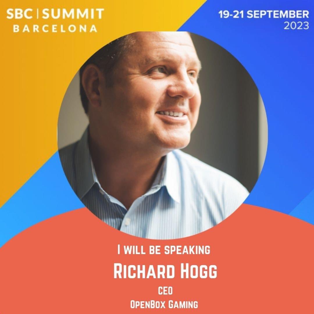 Our CEO, Richard Hogg will be speaking at the SBC Summit in Barcelona!
Date: 21st of September 2023
SBC Summit Barcelona 

#SBC #Barcelonaevents
#OpenBoxGaming
#GamingCommunity
#GamersUnite
#OnlineGaming
#GameOn
#GamingLife
#GamingForAll
#PlayHard
#GameChanger
#GamingAddict