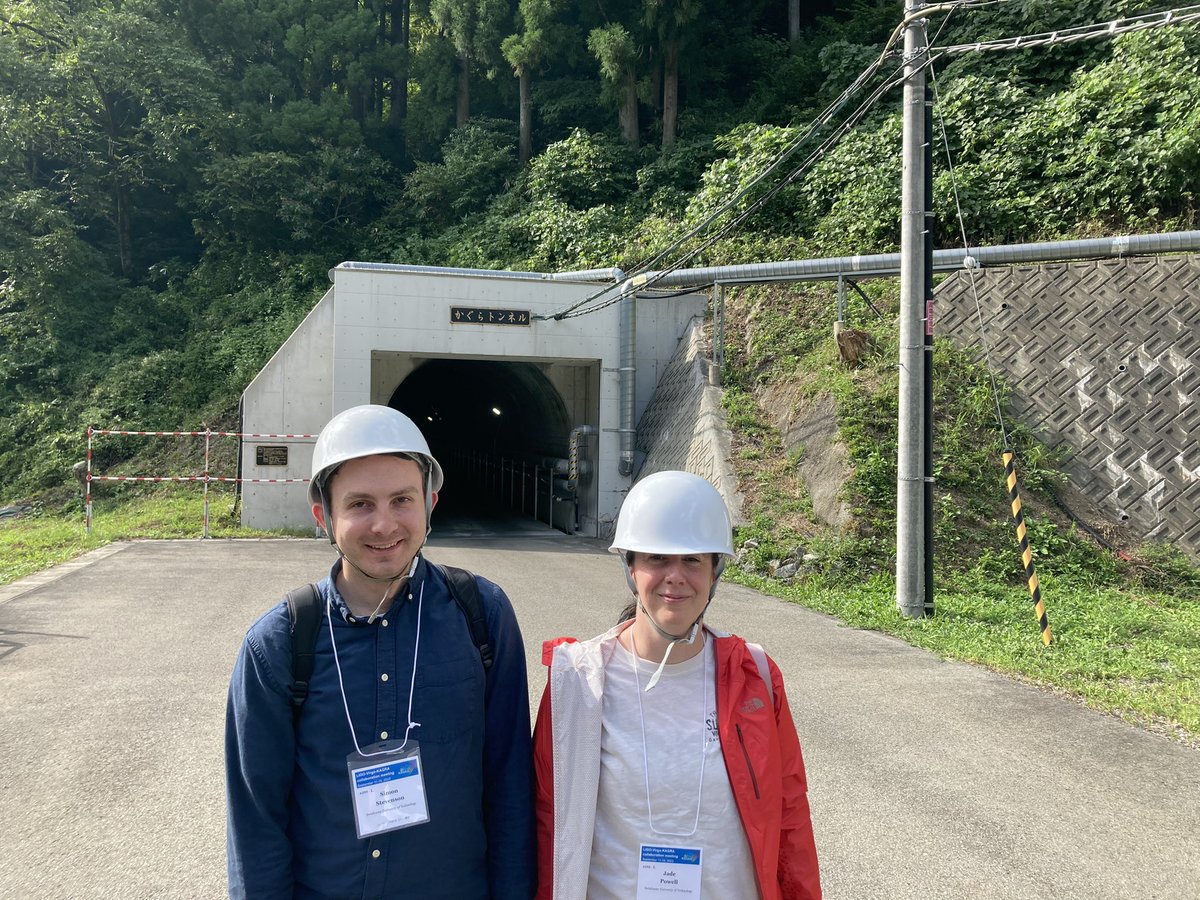 JadePowell12's tweet photo. Me and @simon4nine at @KAGRA_PR last week! It’s so cool to be able to visit a detector 😁 https://t.co/NwzgP7CewK