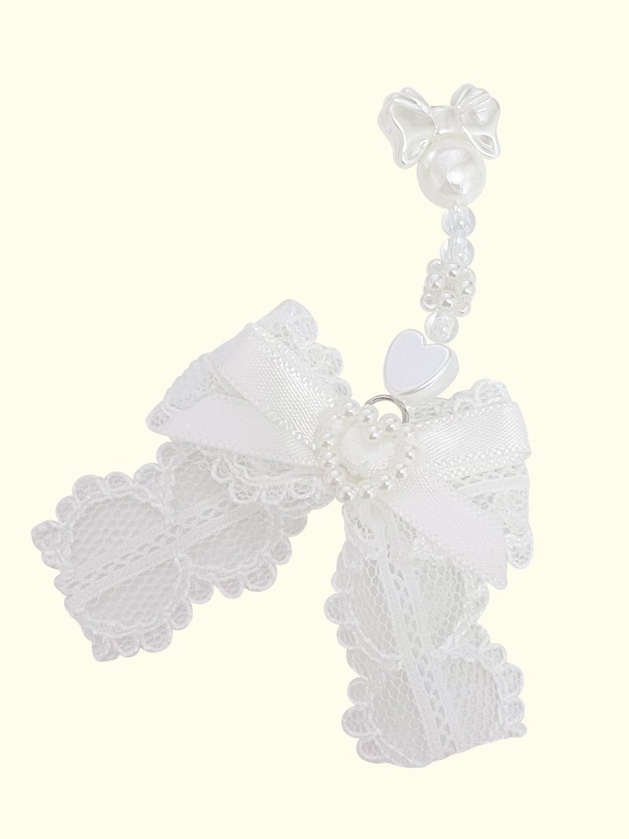 suffsun's tweet photo. Ribbon keyring ♡ https://t.co/19W6BZXfkb